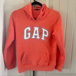 GAP XS S Logo Embroidered Sweatshirt Illini Orange